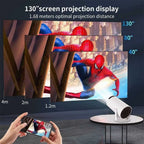Projetor Inteligente HY300 PRO 4K Android 11 – Wi-Fi Dual Band, Bluetooth 5.0 e Rotação 180°