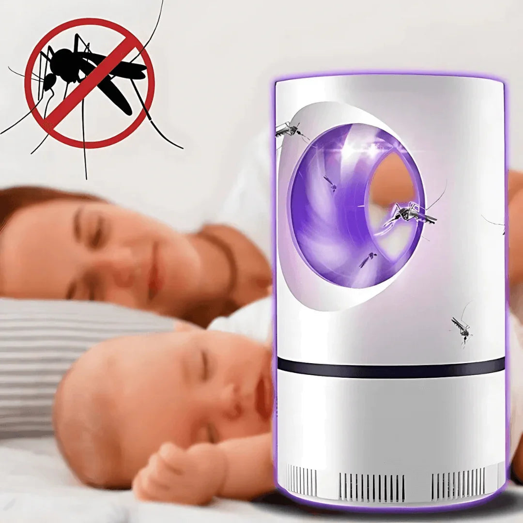 Armadilha Mata Mosquito UV USB Silenciosa 360°