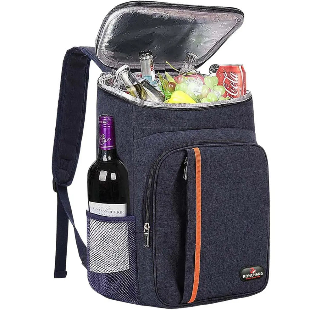 Mochila Térmica 23L Impermeável para Praia, Viagem e Camping – Cooler Portátil Dobrável