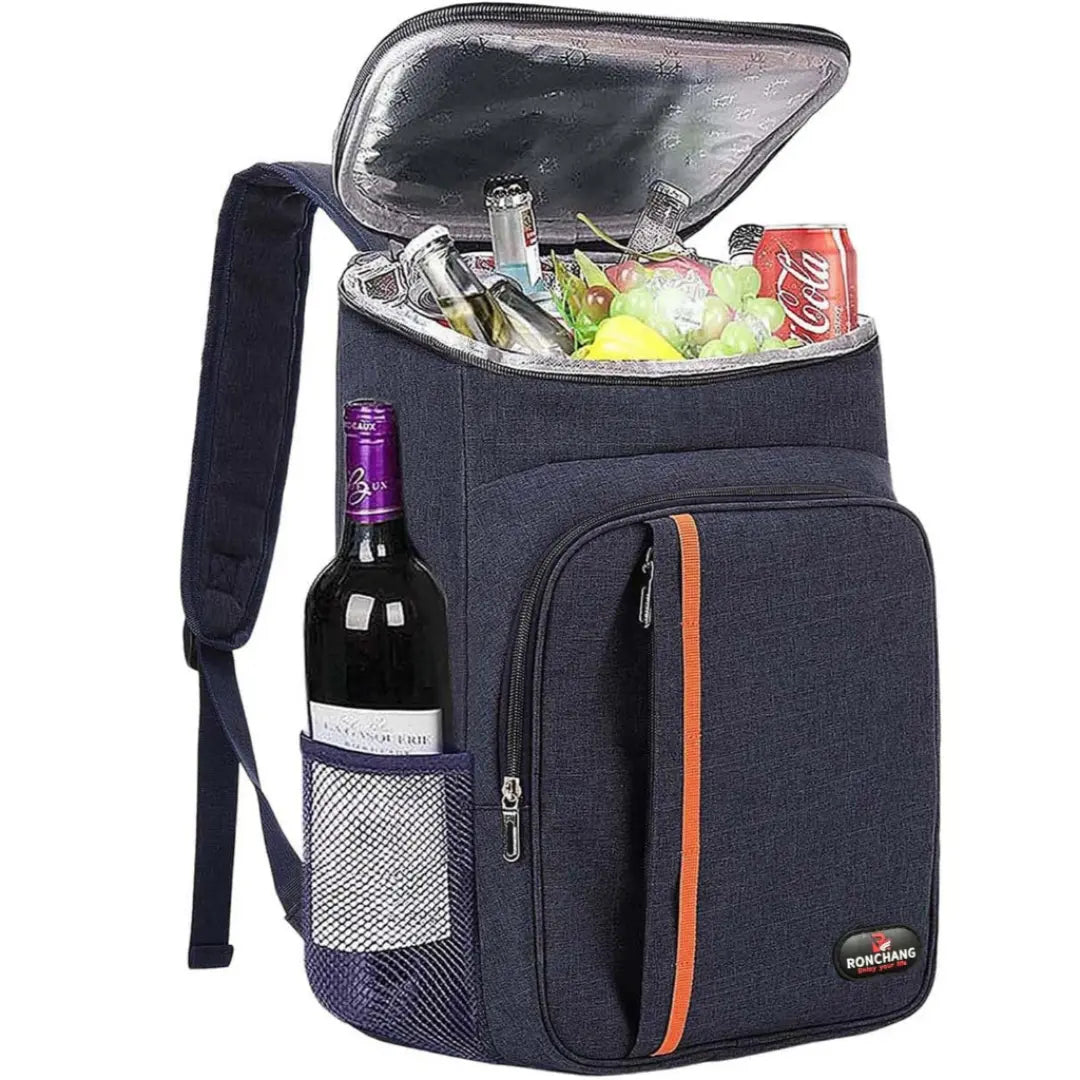 Mochila Térmica 23L Impermeável para Praia, Viagem e Camping – Cooler Portátil Dobrável