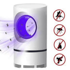 Armadilha Mata Mosquito UV USB Silenciosa 360°