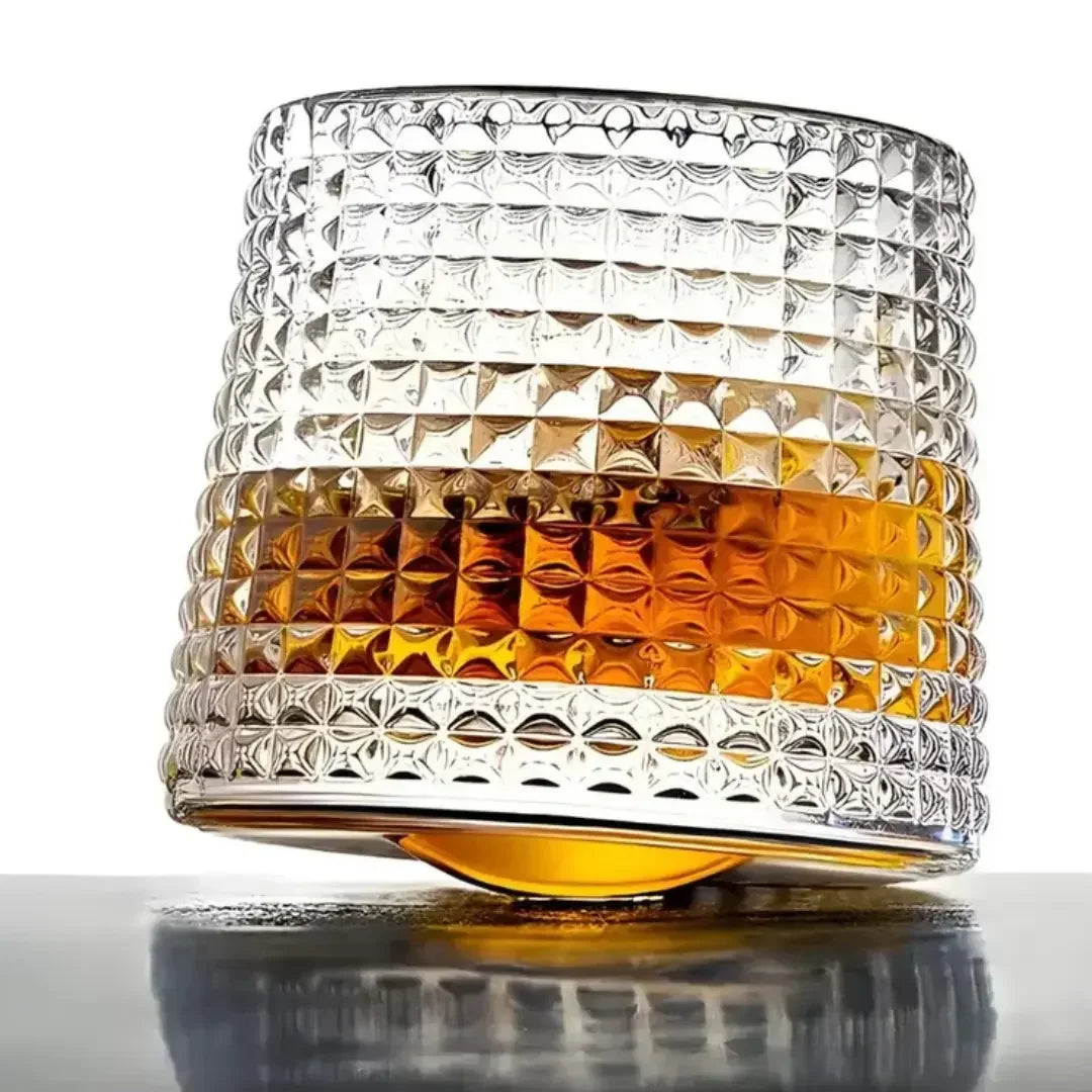 Copo de Whisky Giratório de Vidro 150ml (Kit com 3)
