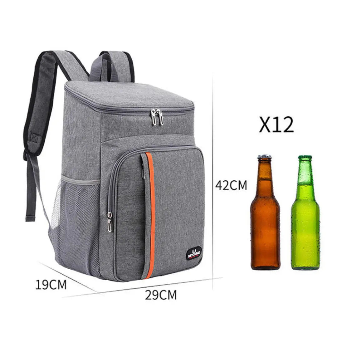 Mochila Térmica 23L Impermeável para Praia, Viagem e Camping – Cooler Portátil Dobrável