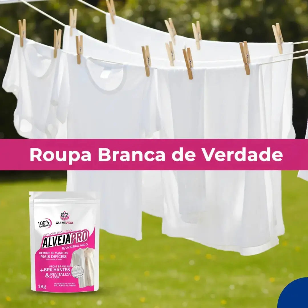 Percarbonato de Sódio AlvejaPro | Removedor de Manchas e Alvejante Sem Cloro