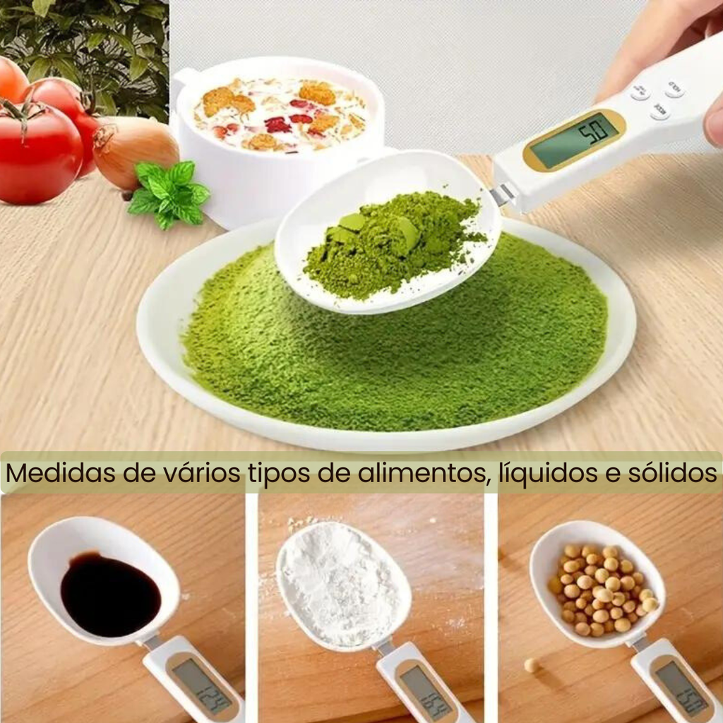 Balança Medidora Digital em Formato de Colher