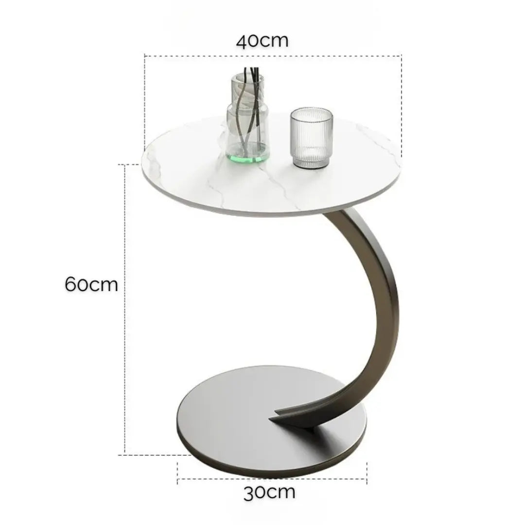 Mesa de Apoio para Sala e Sofá em MDF e Ferro