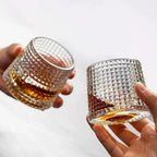 Copo de Whisky Giratório de Vidro 150ml (Kit com 3)