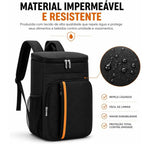 Mochila Térmica 23L Impermeável para Praia, Viagem e Camping – Cooler Portátil Dobrável