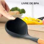 Jogo de Utensílios Cozinha em Silicone Antiaderente Kit com 12 Peças