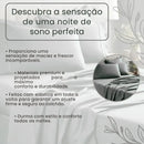Jogo de Lençol 400 Fios Micro Percal Ponto Palito