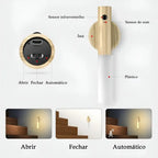 Luminária Recarregável com Sensor de Movimento