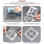Protetor de Ralo Descartável Adesivo Kit