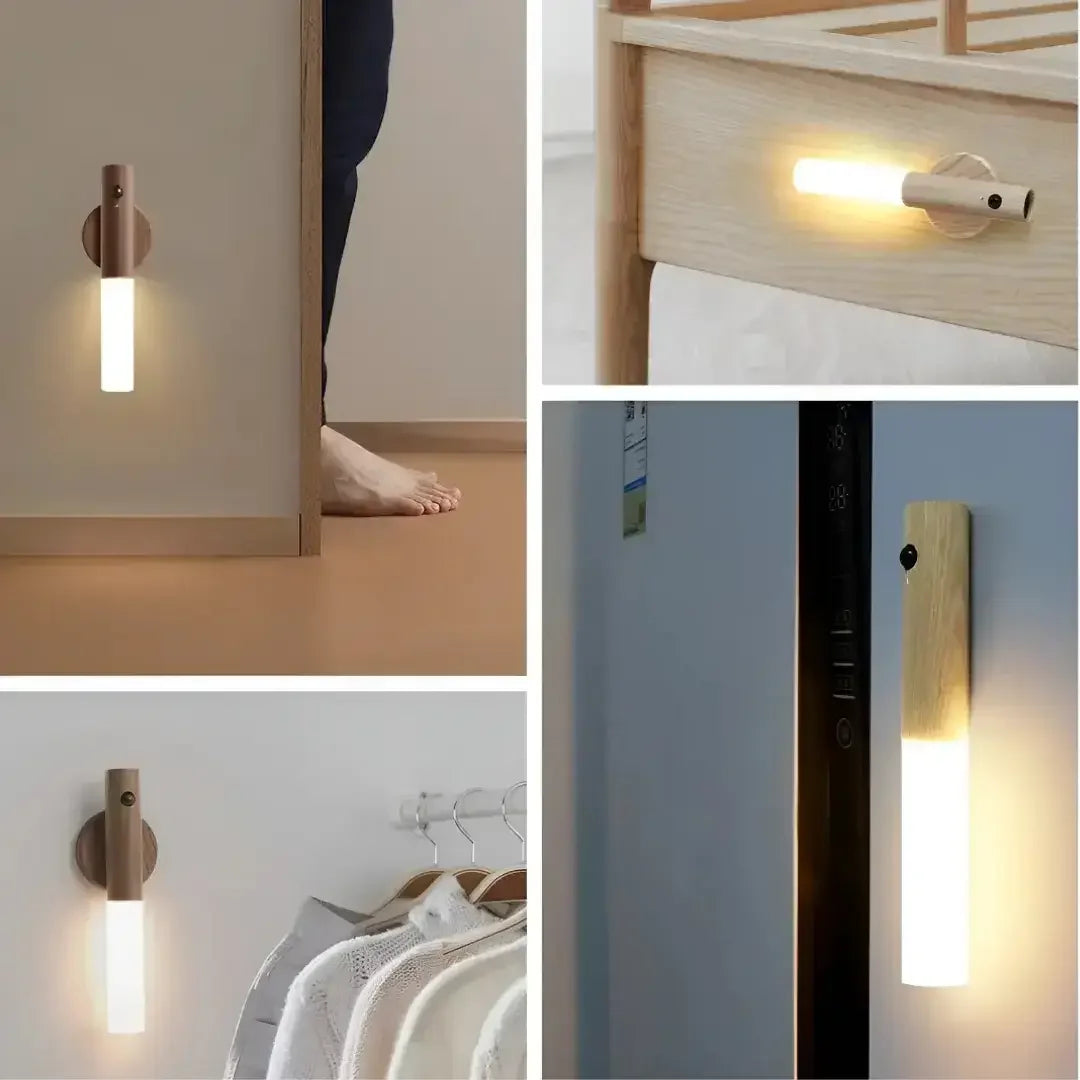 Luminária Recarregável com Sensor de Movimento