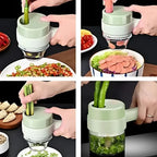 Picador e Cortador Elétrico de Legumes Multifuncional