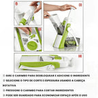 Cortador Mandoline Multifuncional 5 Funções – Precisão e Agilidade na Sua Cozinha