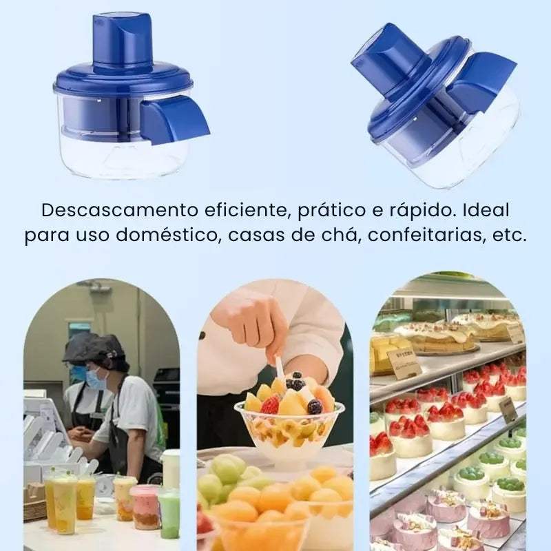 Descascador Elétrico Automático Portátil USB