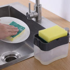 Dispenser Detergente 2 em 1 com Porta Esponja