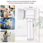 Escova Elétrica Multiuso 5 em 1 para Limpeza 360° – Potência e Agilidade na Palma da Sua Mão