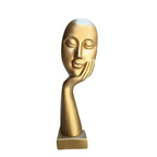 Escultura Decorativa Mão na Face
