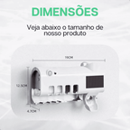 Esterilizador de Escova Dental UV e Dispensador de Pasta