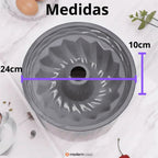 Forma Silicone Antiaderente Para Bolos e Pudins
