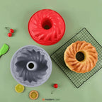 Forma Silicone Antiaderente Para Bolos e Pudins