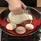 Forma para Panquecas em Silicone Antiaderente - Compre 2 Leve 3