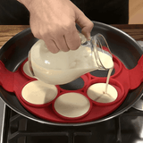 Forma para Panquecas em Silicone Antiaderente - Compre 2 Leve 3