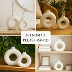 Kit 2 Vasos Redondos Donut