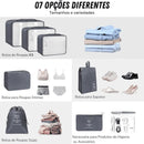 Kit Bolsas Organizadoras Para Mala de Viagem - Compre 5 Leve 7