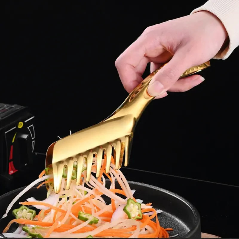 Kit de Talheres 4 Peças em Aço Inox Dourado