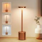 Luminária de Mesa LED Touch Recarregável USB com 3 Tons de Luz