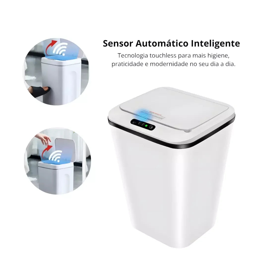 Lixeira Automática com Sensor de Proximidade 16L
