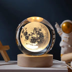 Luminária de Mesa Decorativa Sistema Solar 3D