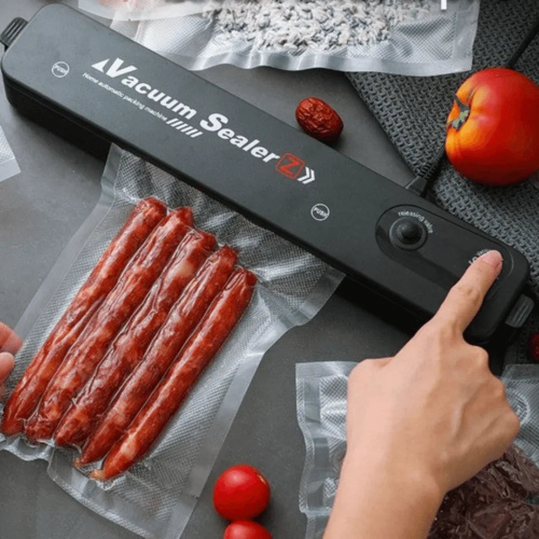 Seladora a Vácuo Automática Portátil – Conserva Alimentos por Até 10x Mais Tempo