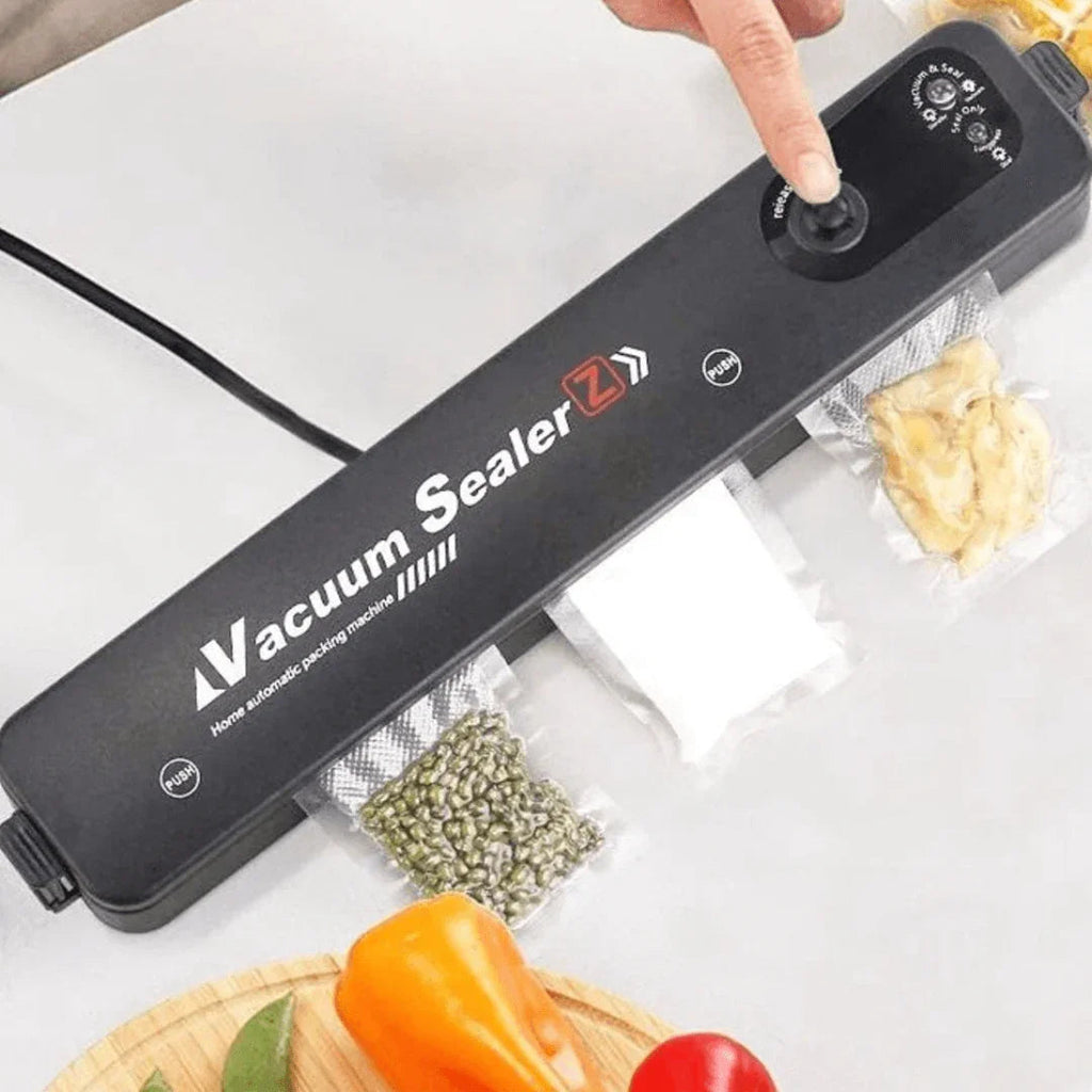 Seladora a Vácuo Automática Portátil – Conserva Alimentos por Até 10x Mais Tempo