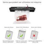 Seladora a Vácuo Automática Portátil – Conserva Alimentos por Até 10x Mais Tempo