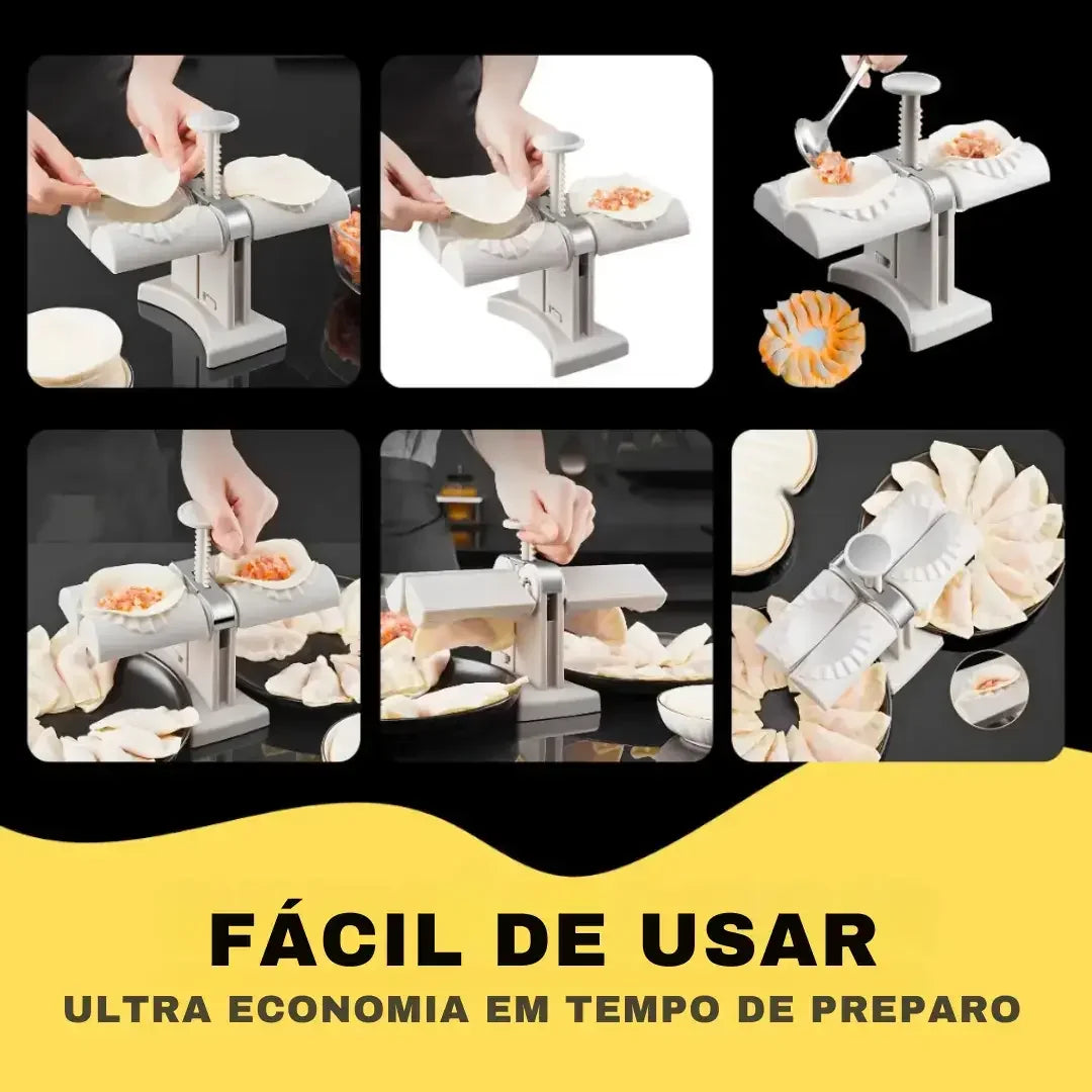 Máquina para Fechar Pastel Duplo