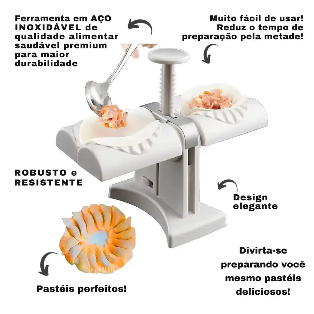 Máquina para Fechar Pastel Duplo