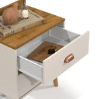 Mesa de Cabeceira Madero com 2 Gavetas
