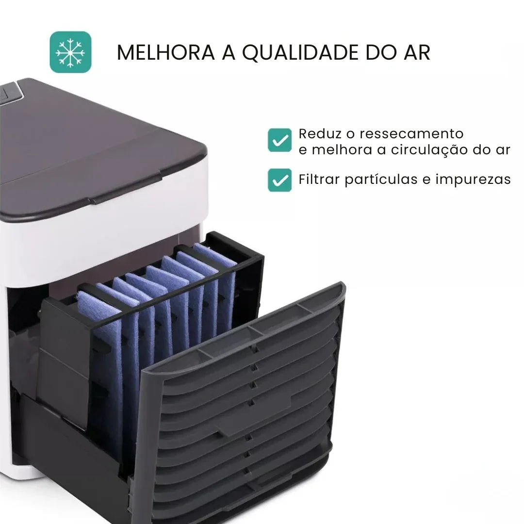 Mini Ar Condicionado Climatizador Portátil USB