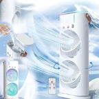 Mini Climatizador de Ar Portátil 3 em 1 USB Silencioso