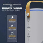 Mini Climatizador de Ar Portátil 3 em 1 USB Silencioso