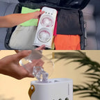 Mini Climatizador de Ar Portátil 3 em 1 USB Silencioso