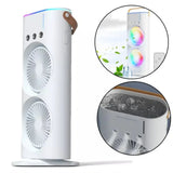 Mini Climatizador de Ar Portátil 3 em 1 USB Silencioso
