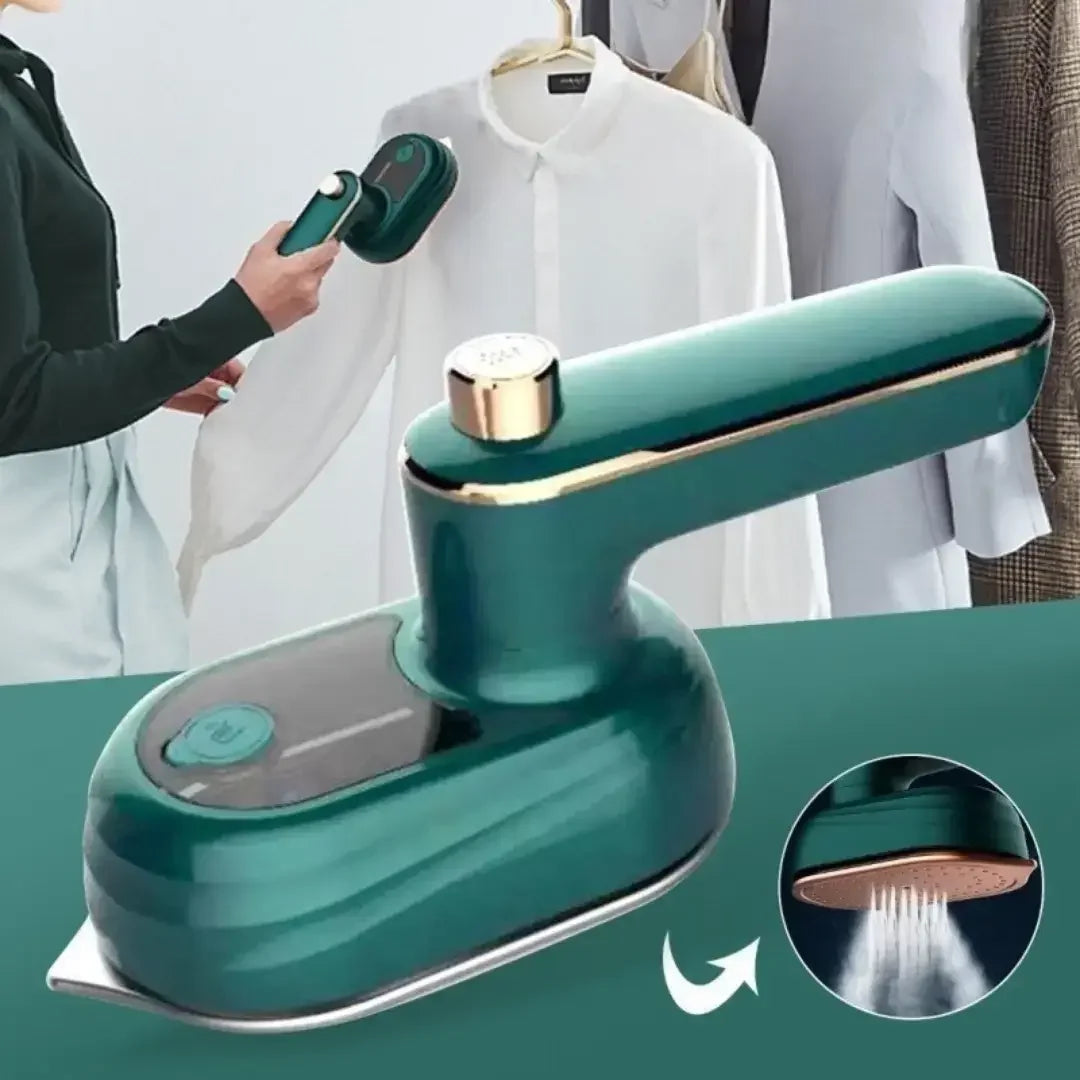 Mini Ferro de Passar a Vapor Portátil Bivolt