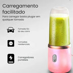 Mini Liquidificador Elétrico Portátil com Copo Extra
