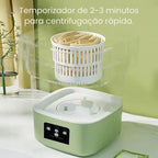 Mini Máquina de Lavar Roupa Dobrável TurboClean 9 Litros