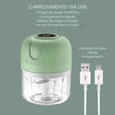 Mini Processador Alimentos Automático Sem Fio