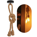 Pendente de Teto em Corda Sisal Duplo